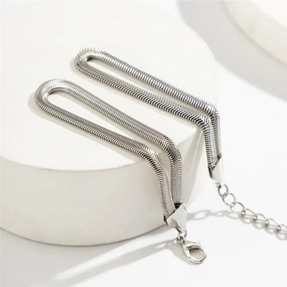 Knotted Snake Chain Bracelet | Elegant Women's Jewellery-GOLD-Nora Luxe