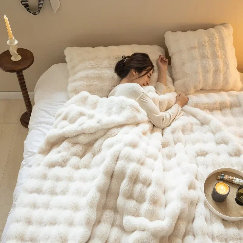 Soft Cozy Fleece Throw Blanket