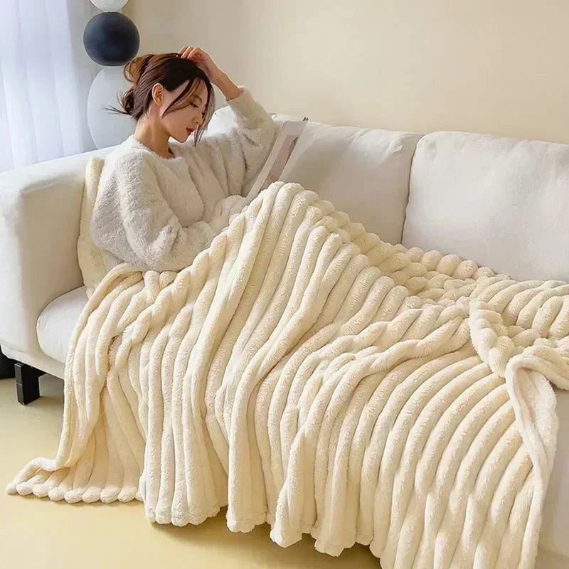 Ultra Soft Oversized Throw Blanket - Pexav