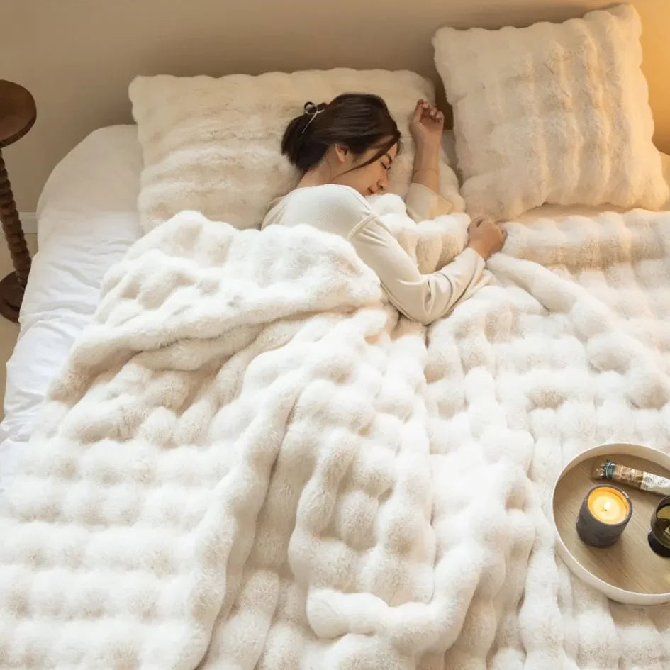 Soft Cozy Fleece Throw Blanket