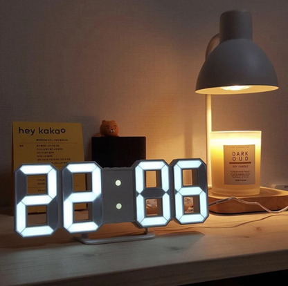 Advanced LED Clock Radio with Date and Temperature - Pexav