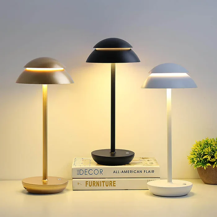 Unique Glass Shade Desk Lamp - Pexav