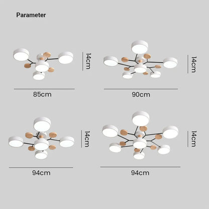 Stylish LED Ceiling Light Fixtures Modern Bright Lighting