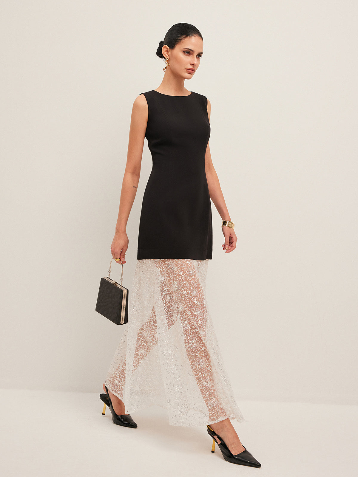 Sheer Mesh Summer Sundress - Pexav