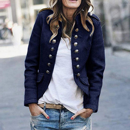 Ladies Blazer in Luxury Style - Elise-Blue-S-Nora Luxe