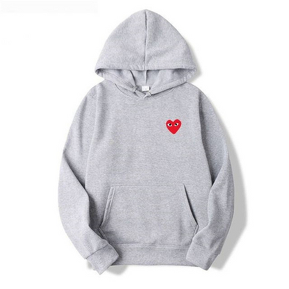Ladies' Hoodie with Heart-Shaped Logo - Nina-Black-S-Nora Luxe