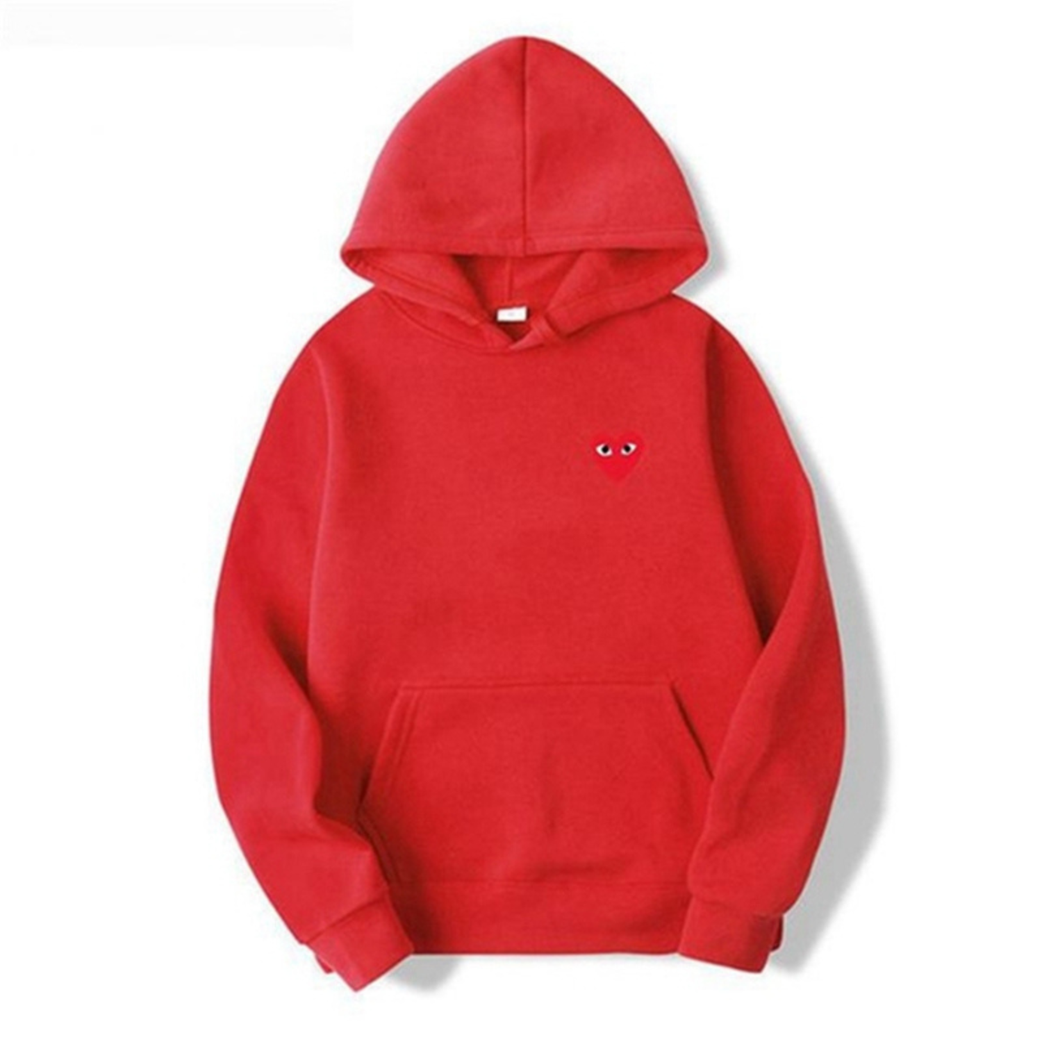 Ladies' Hoodie with Heart-Shaped Logo - Nina-Red-S-Nora Luxe