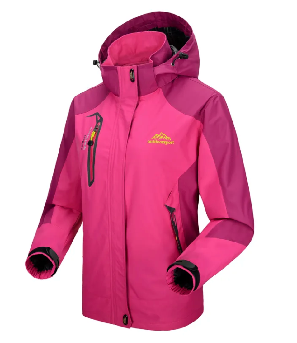 Ladies' Outdoor Walking Jacket - Nadia-Purple-S-Nora Luxe