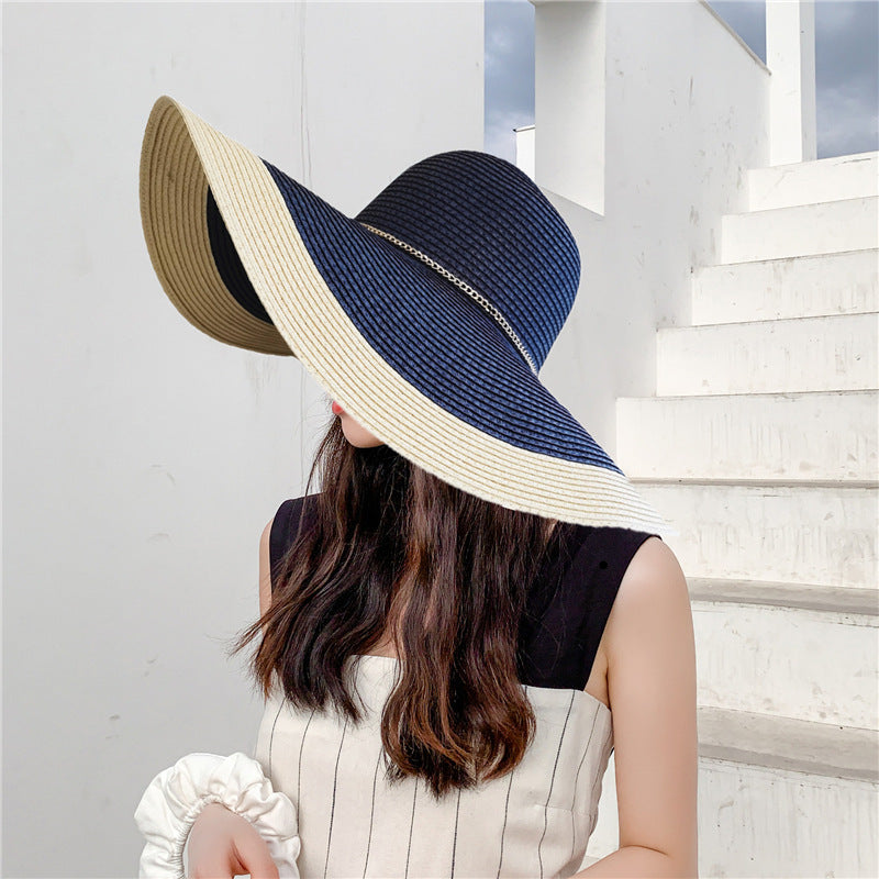Women's Sun Hat with Wide Brim UV Protection - Pexav