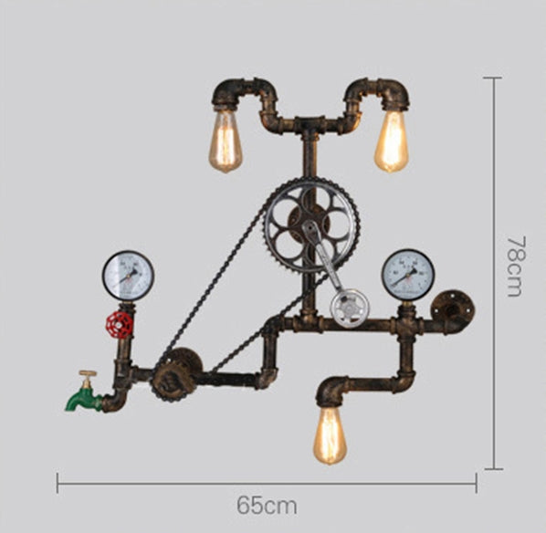 Industrial Chic Metal Table Lamp