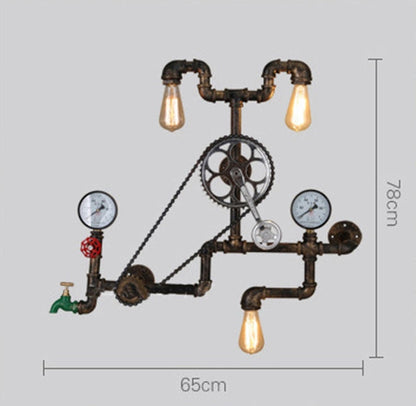 Industrial Chic Metal Table Lamp