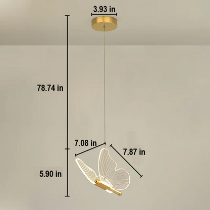 LED Butterfly Pendant Lamps - ButterLuxe-Warm White-1 piece-Nora Luxe
