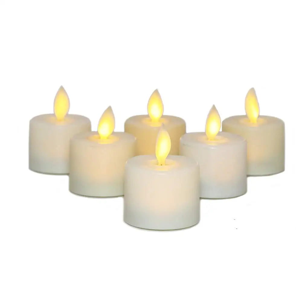 Warm White LED Flicker Candle Set - Pexav