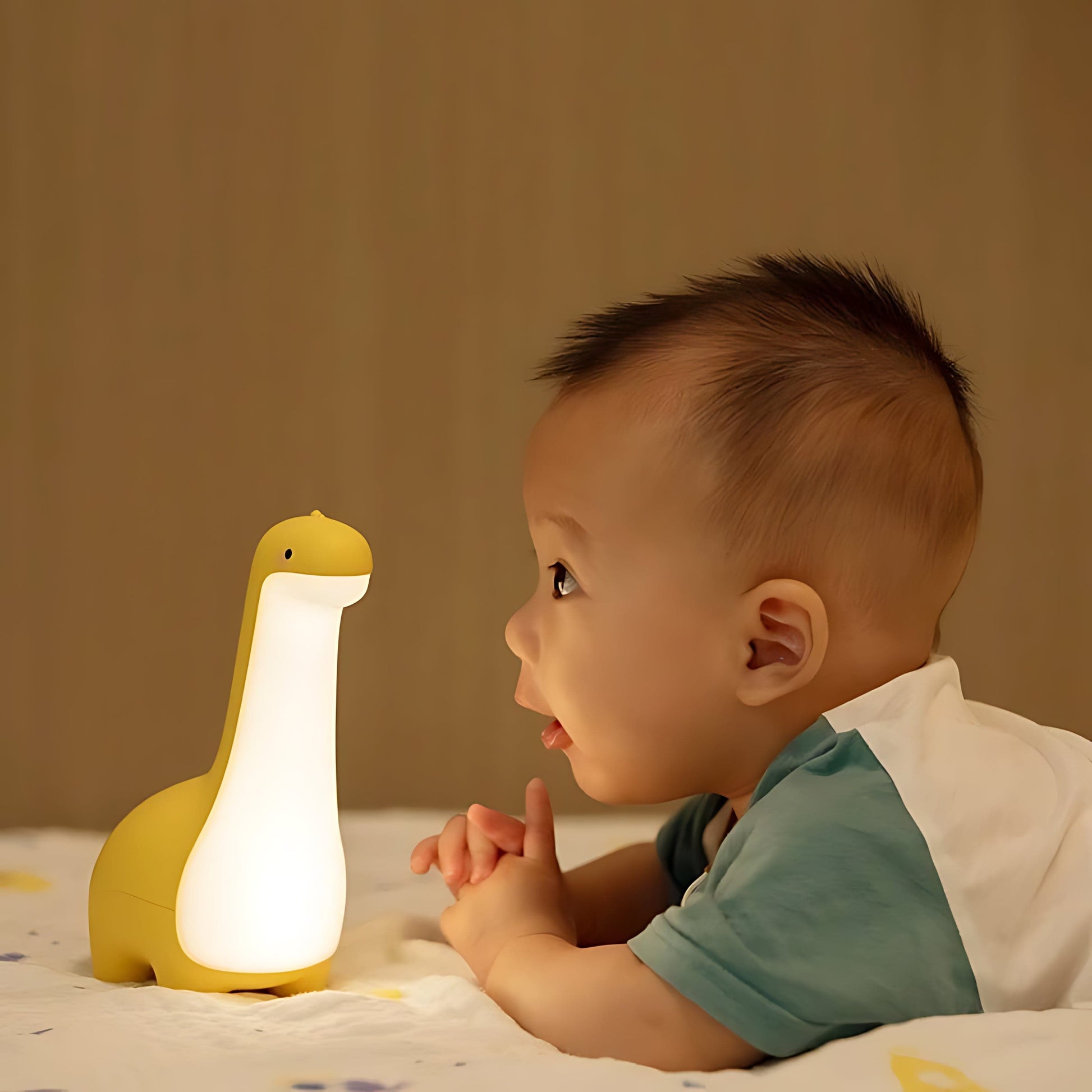 LED Dinosaur Night Lamp for Soothing Nights - RexGlow-Green-Nora Luxe