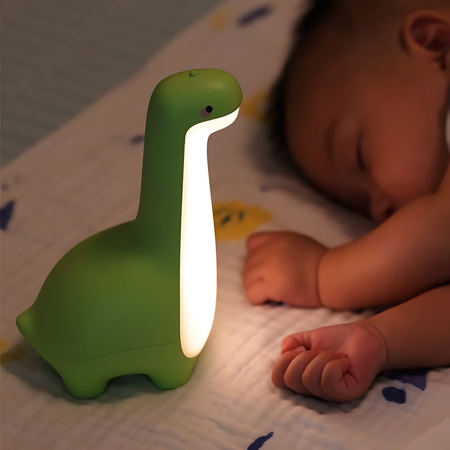 LED Dinosaur Night Lamp for Soothing Nights - RexGlow-Green-Nora Luxe