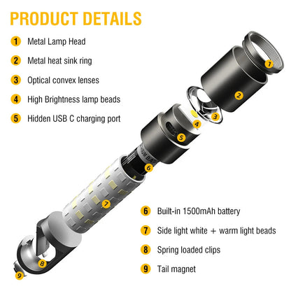 LED Flashlight - MeteorLite-1-Nora Luxe