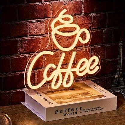Vintage Coffee LED Neon Light Sign - Pexav