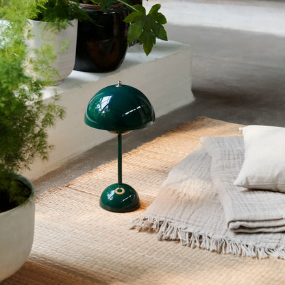 LED Table Lamp - LumiSphere-Gray-Nora Luxe