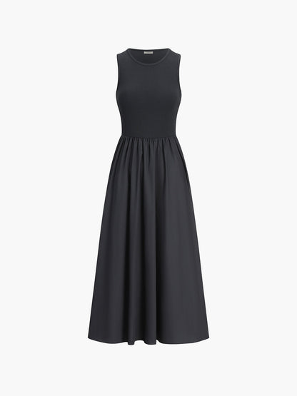 Casual V Neck Maxi Dress