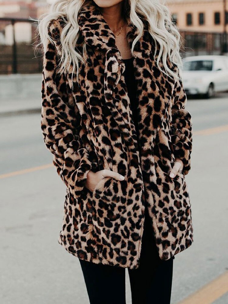 Leopard Print Women's Winter Coat - Sofia-Panther-S-Nora Luxe