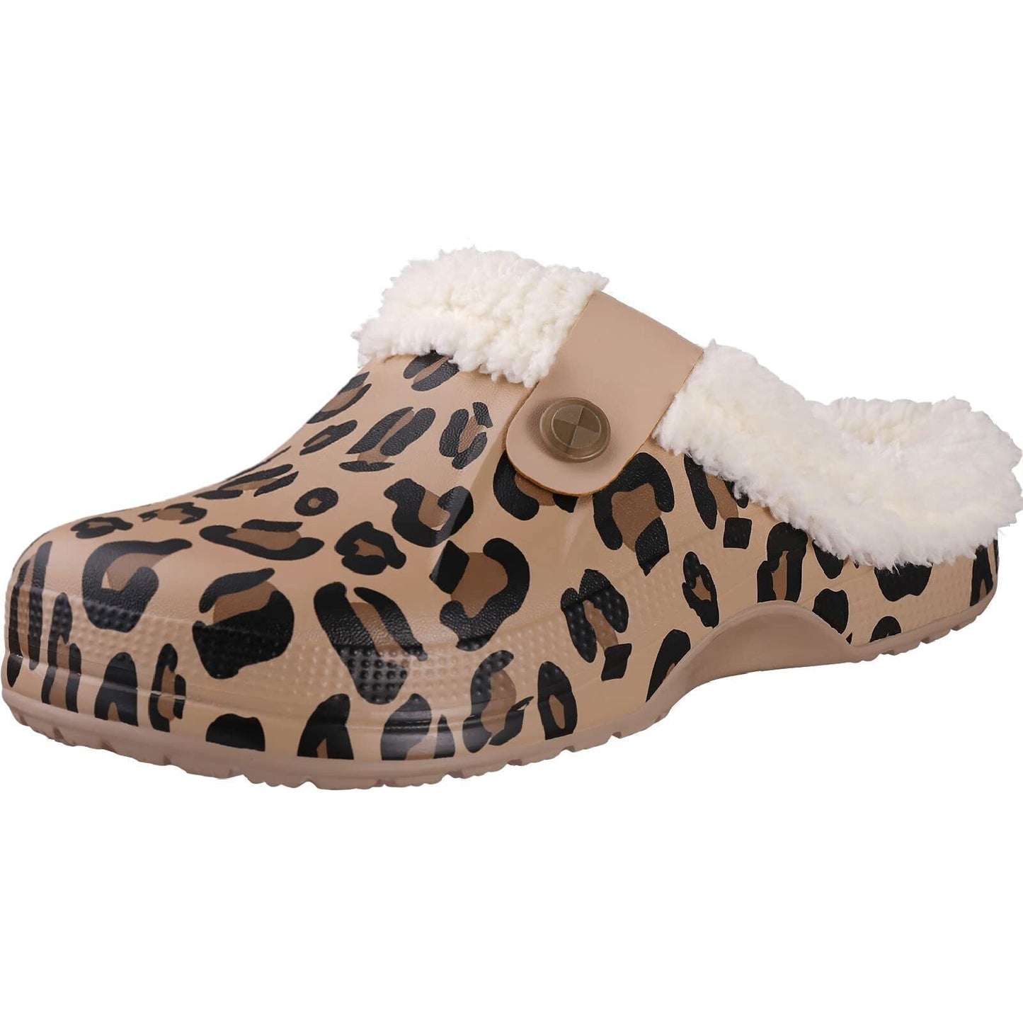Warm Fuzzy Stone Clog Slippers