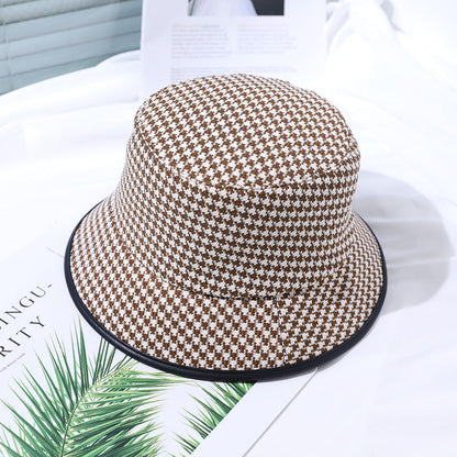 Light women's bucket hat made of fabric for summer – Lindsay-Coffee-One size fits all-The Livary