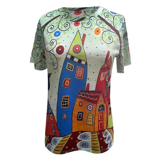 Comfy Ladies Graphic Tee for Vacation Wear - Pexav