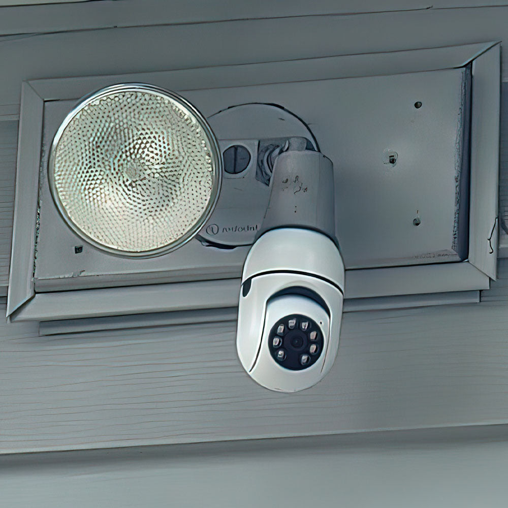 Wireless Home Security Camera Light Bulb with Motion Alert