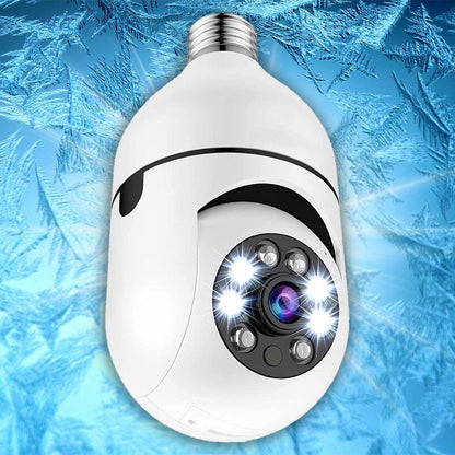 Wireless Home Security Camera Light Bulb with Motion Alert