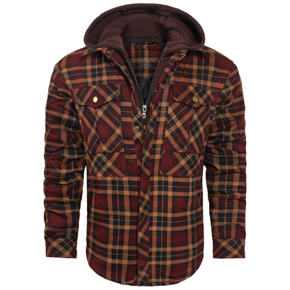 Lightweight Autumn Jacket for Men - Vertex-Dark Orange-S-Nora Luxe