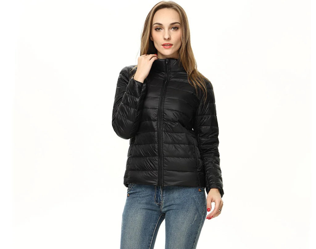 Warm Down Puffer Jacket for Ladies