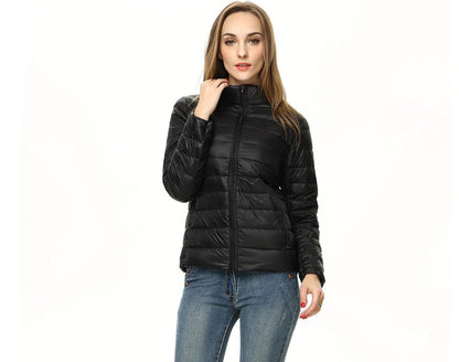 Warm Down Puffer Jacket for Ladies