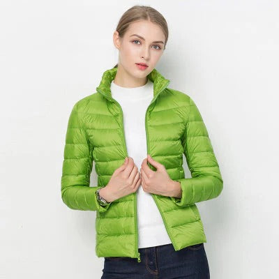 Warm Down Puffer Jacket for Ladies