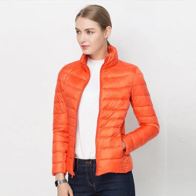 Warm Down Puffer Jacket for Ladies
