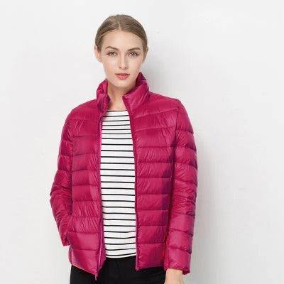 Warm Down Puffer Jacket for Ladies
