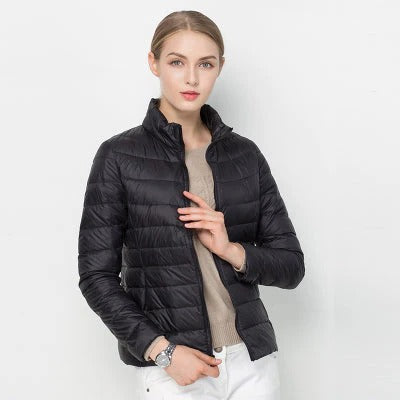 Warm Down Puffer Jacket for Ladies - Pexav