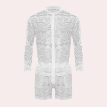 Lightweight Edge Somerset for Men - Cai-White-S-Nora Luxe