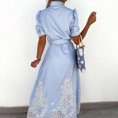 Lightweight Maxi Dress - Marielle-White-S-Nora Luxe