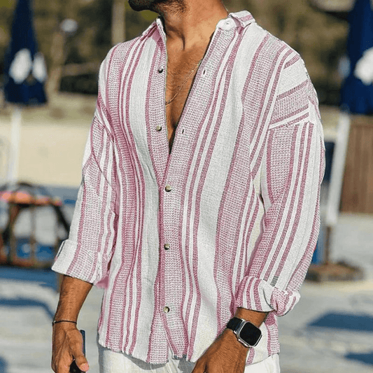 Breathable Mens Casual Summer Shirt - Pexav