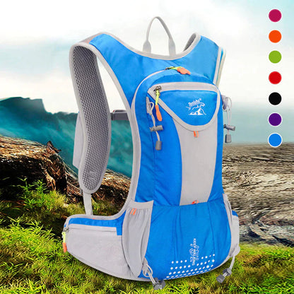 Lightweight, Waterproof & with Integrated Water Bladder - AquaPack-Blue-Nora Luxe