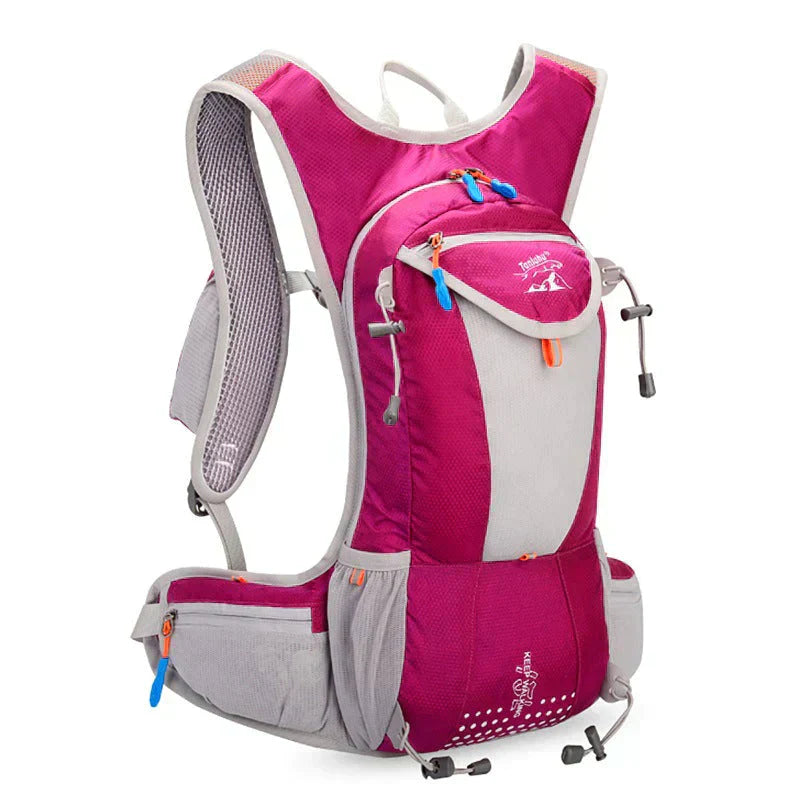 Lightweight, Waterproof & with Integrated Water Bladder - AquaPack-Pink-Nora Luxe