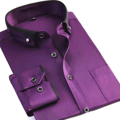 Classic Men's Long Sleeve Casual Shirt