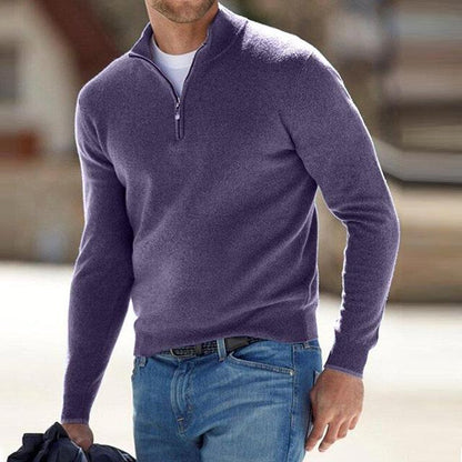 Soft Mens Merino Wool V Neck Sweater