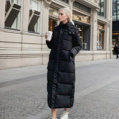 Warm Women's Parka Coat Isabella - Pexav