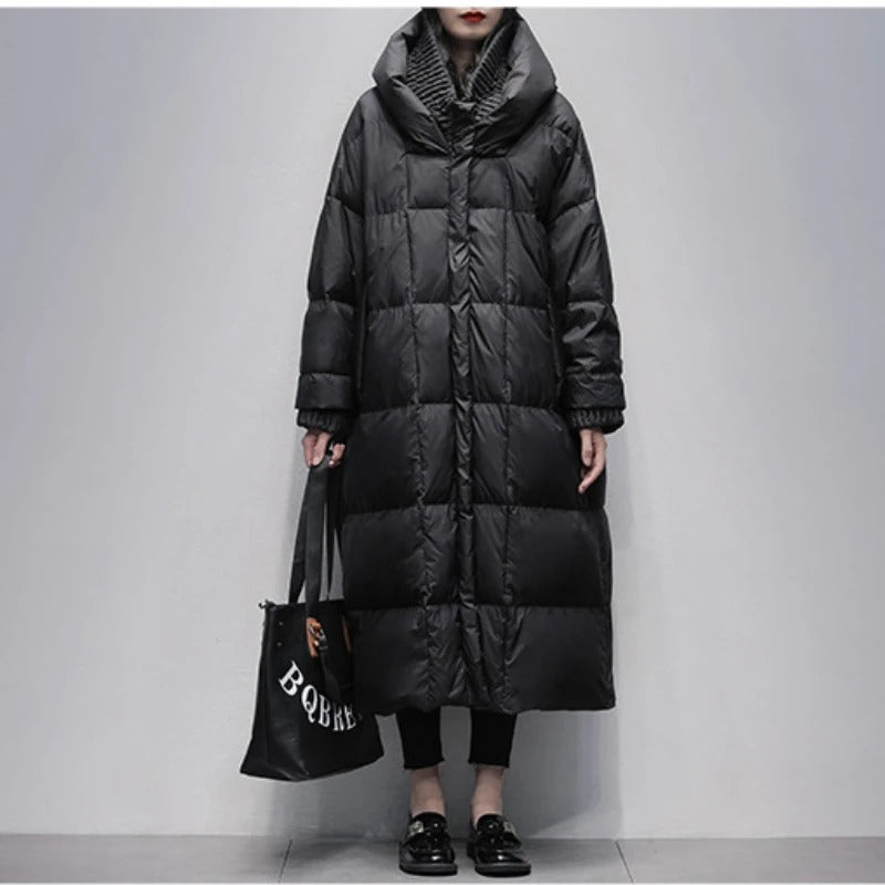 Warm Women's Parka Coat - Amara - Pexav