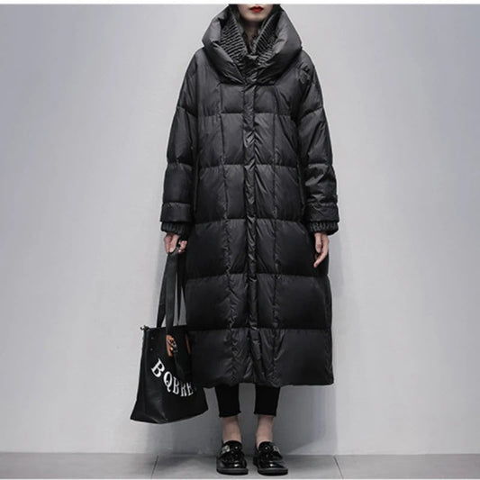 Warm Women's Parka Coat - Amara - Pexav