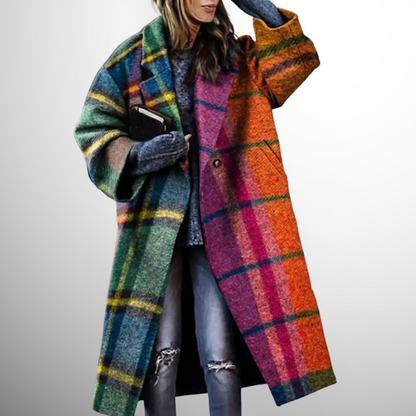 Classic Women's Warm Trench Coat - Pexav