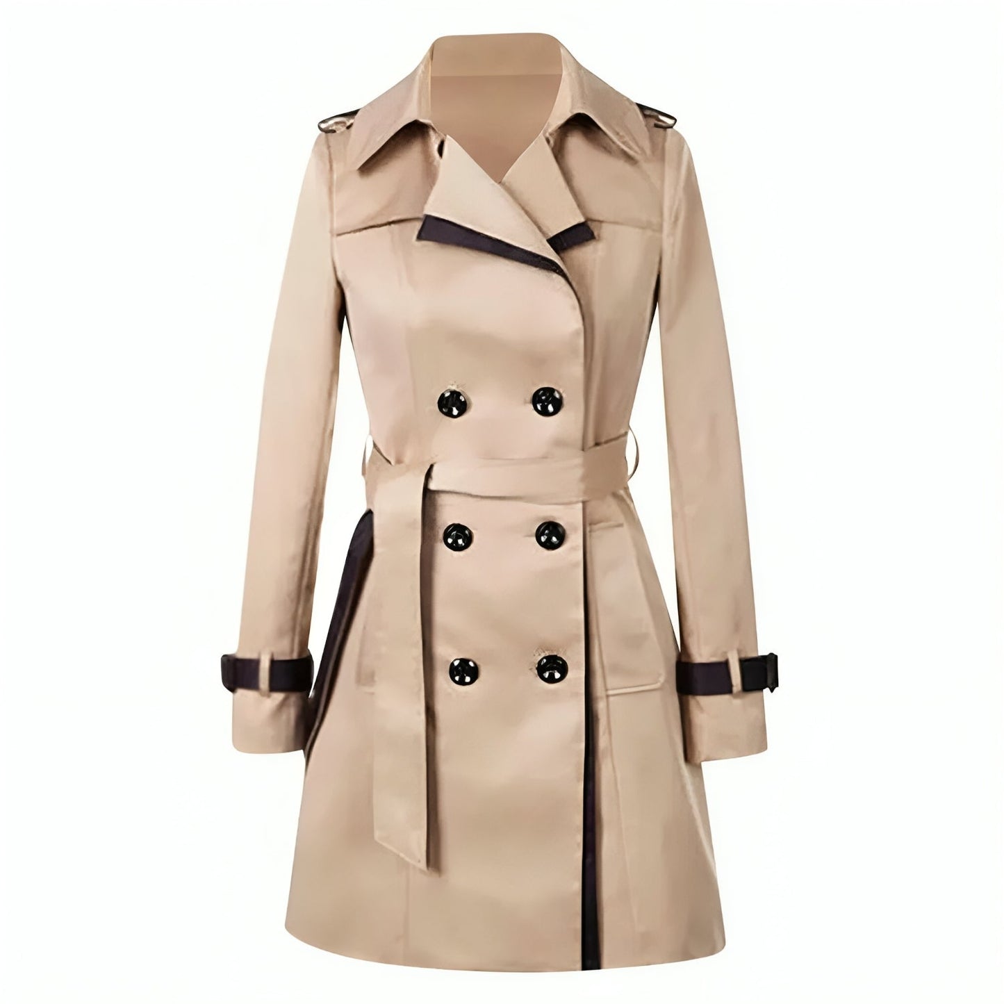 Classic Ladies Waterproof Trench Coat - Pexav