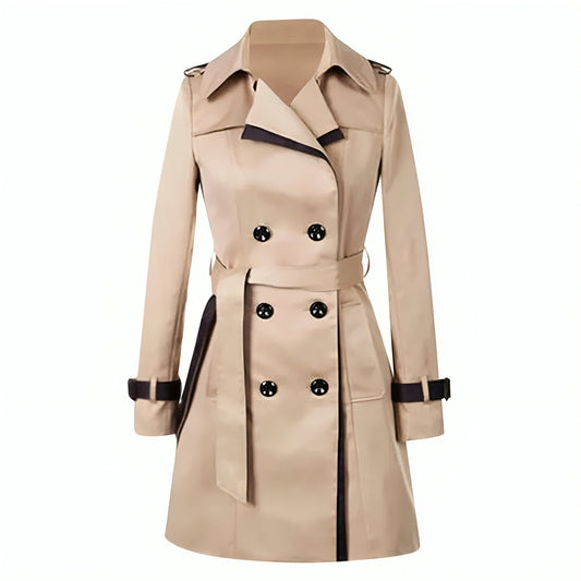 Classic Ladies Waterproof Trench Coat - Pexav