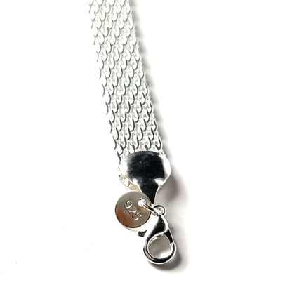 Lucky Silver Braided Bracelet | Fortune Positivity Charm-Nora Luxe